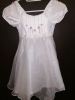 Kids Costumes to Hire - White dress - pink diamante -GIRL